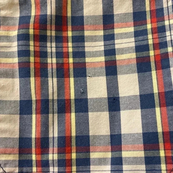 VTG‎ 90s Dockers Mens Plaid Short Sleeve Button Down XL - Picture 10 of 10